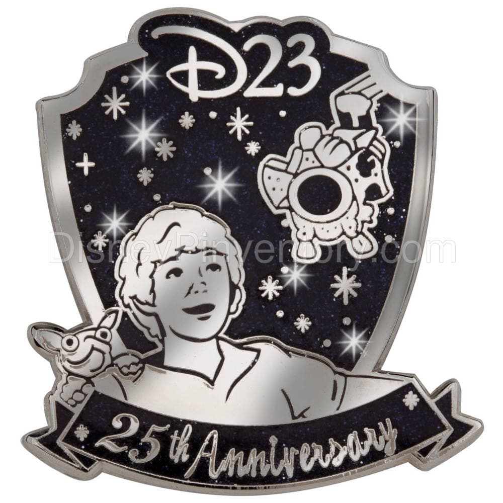 D23 Membership Exclusive Flight of the Navigator 25th Anniversary Pin - Pin 10053