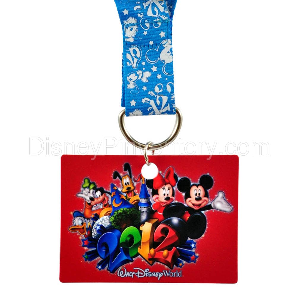 Walt Disney World - Starter Set - 2012 - Lanyard Only - Pin 10076