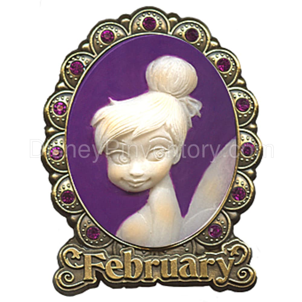 Tinker Bell Birthstone - February - Pin 10127