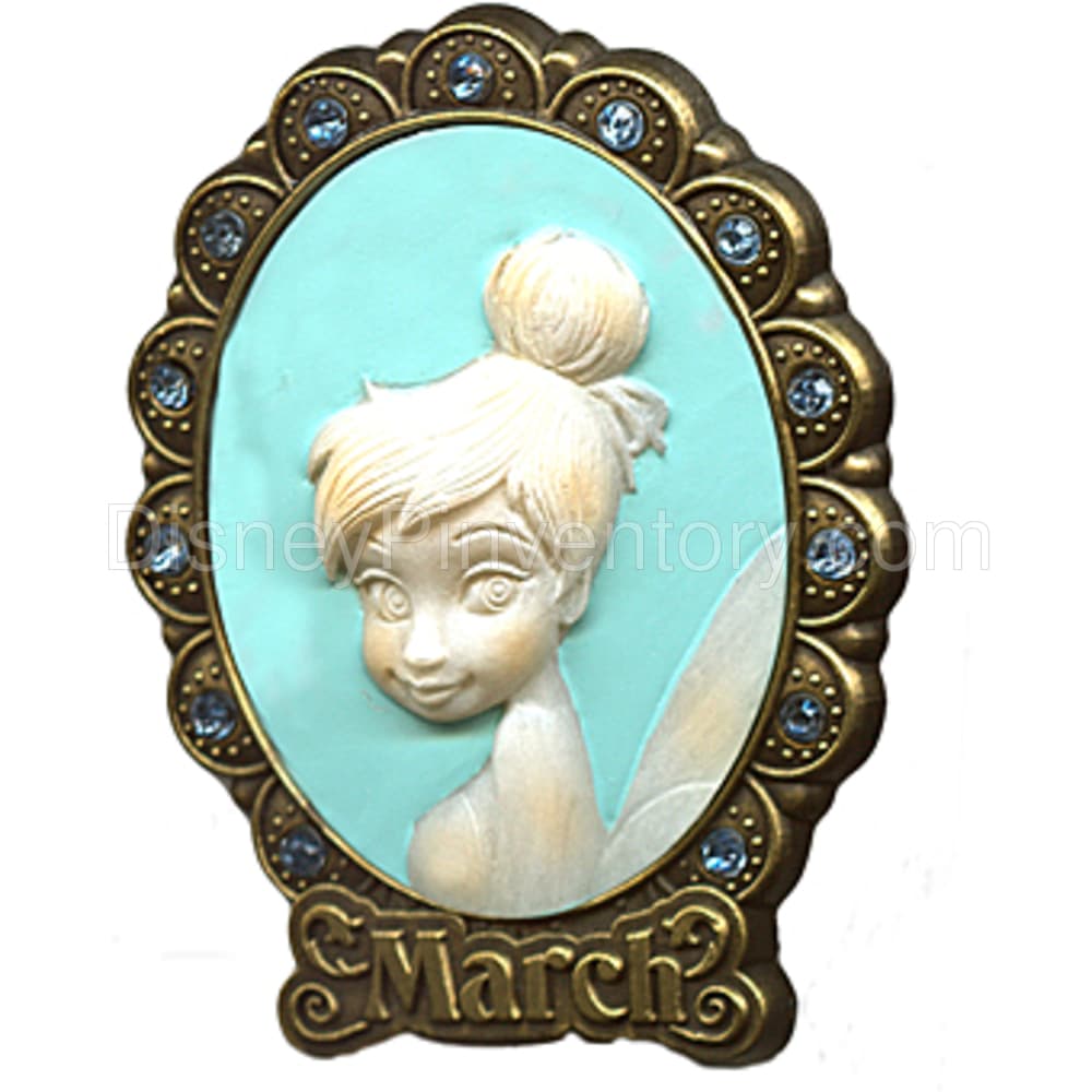 Tinker Bell Birthstone - March - Pin 10128