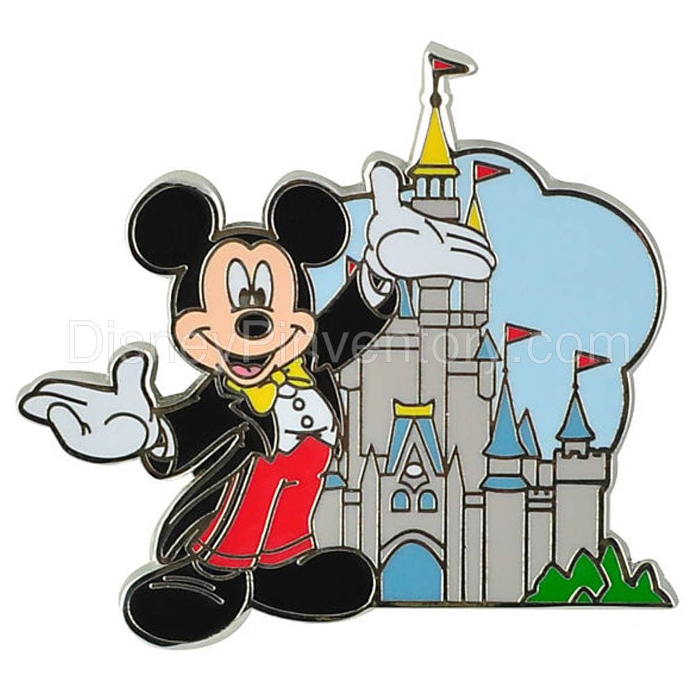 Disney Parks Adventure Pin Starter Set - Mickey at Cinderella Castle Pin - Pin 10147