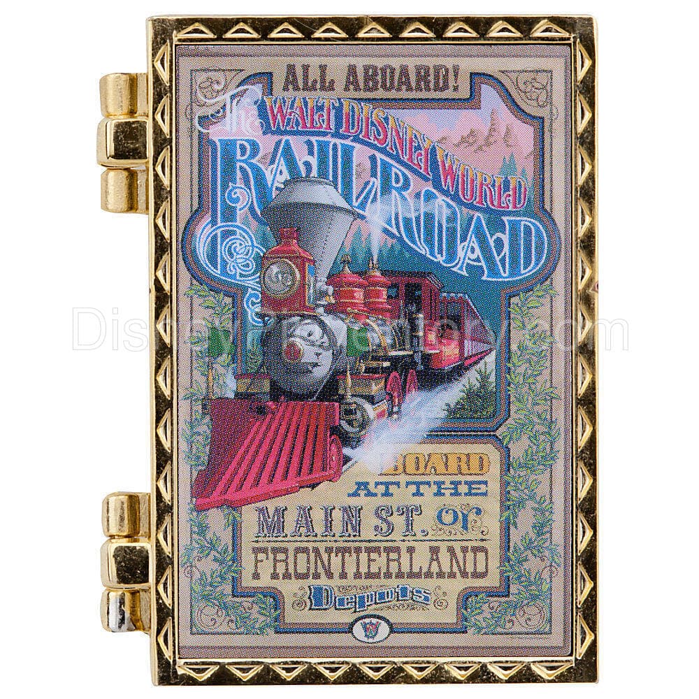 Walt Disney World Resort Attraction Posters - Walt Disney World Railroad - Pin 10151
