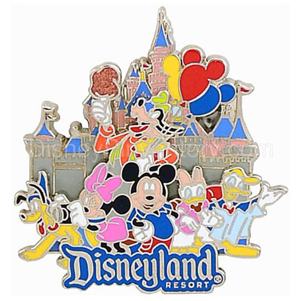 Disneyland Resort - Characters with Sleeping Beauty Castle - Pin 10178