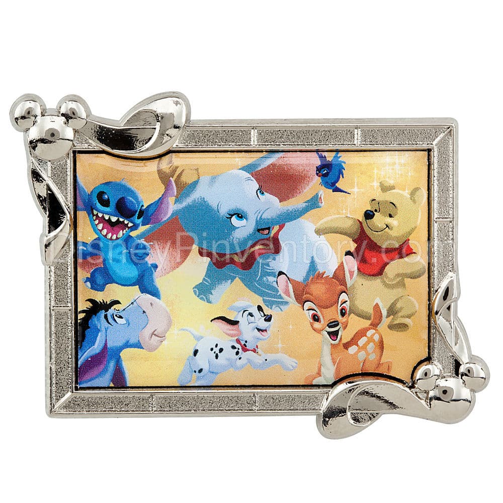 Disney Store 25th Anniversary Character Collector's Pin Set -- 4-Pc. Furry Friends Pin - Pin 10205