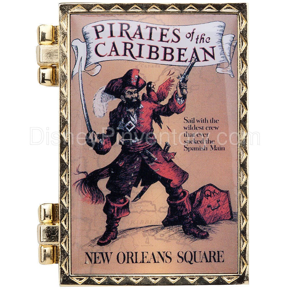 Disneyland Resort Attraction Posters - Pirates of the Caribbean - Pin 10210