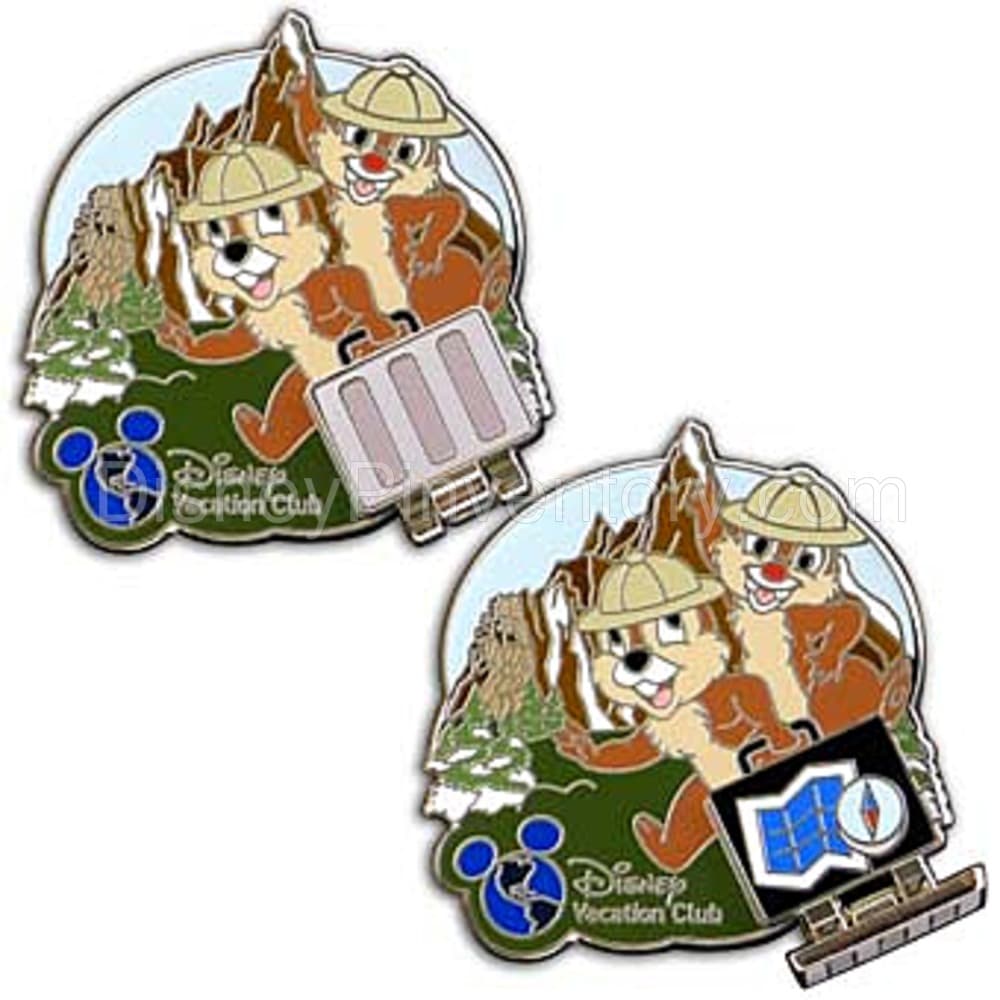 2012 Disney Vacation Club - Vacation Your Way - Chip and Dale - Pin 10282
