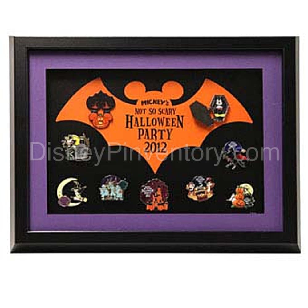 Mickey's Not So Scary Halloween Party 2012 - Framed Set - Pin 10451
