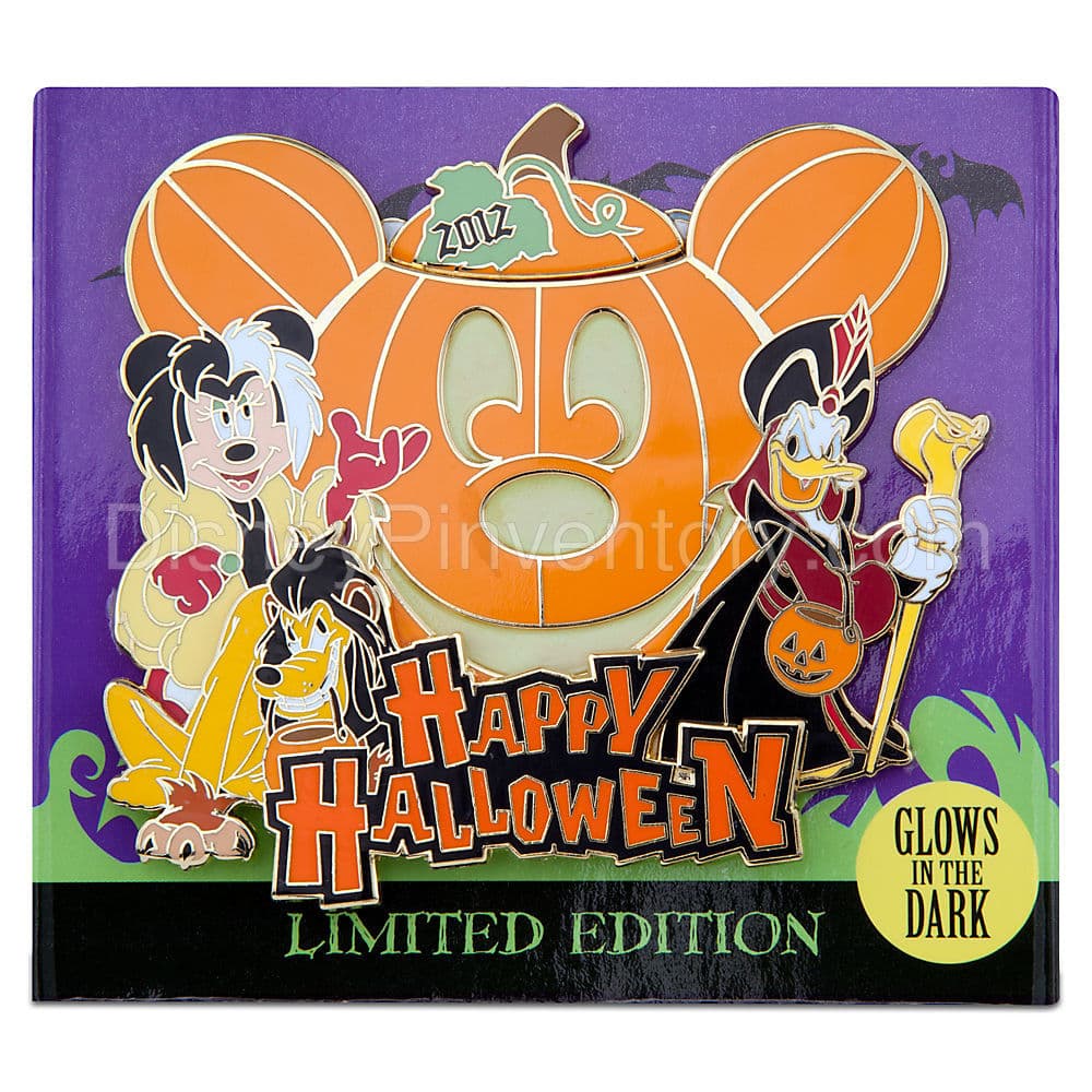 Limited Edition 2012 Halloween Time Mickey Mouse Pin - Pin 10453