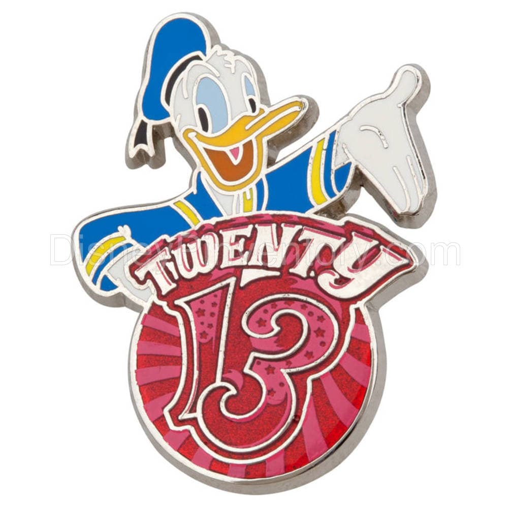 Sorcerer Mickey Mouse and Friends Mini Pin Set - 2013 - Donald Duck Pin - Pin 10591