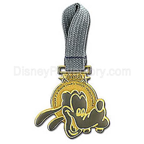 2013 Walt Disney World Resort Race & A Half Goofy Medal Pin - Pin 10682