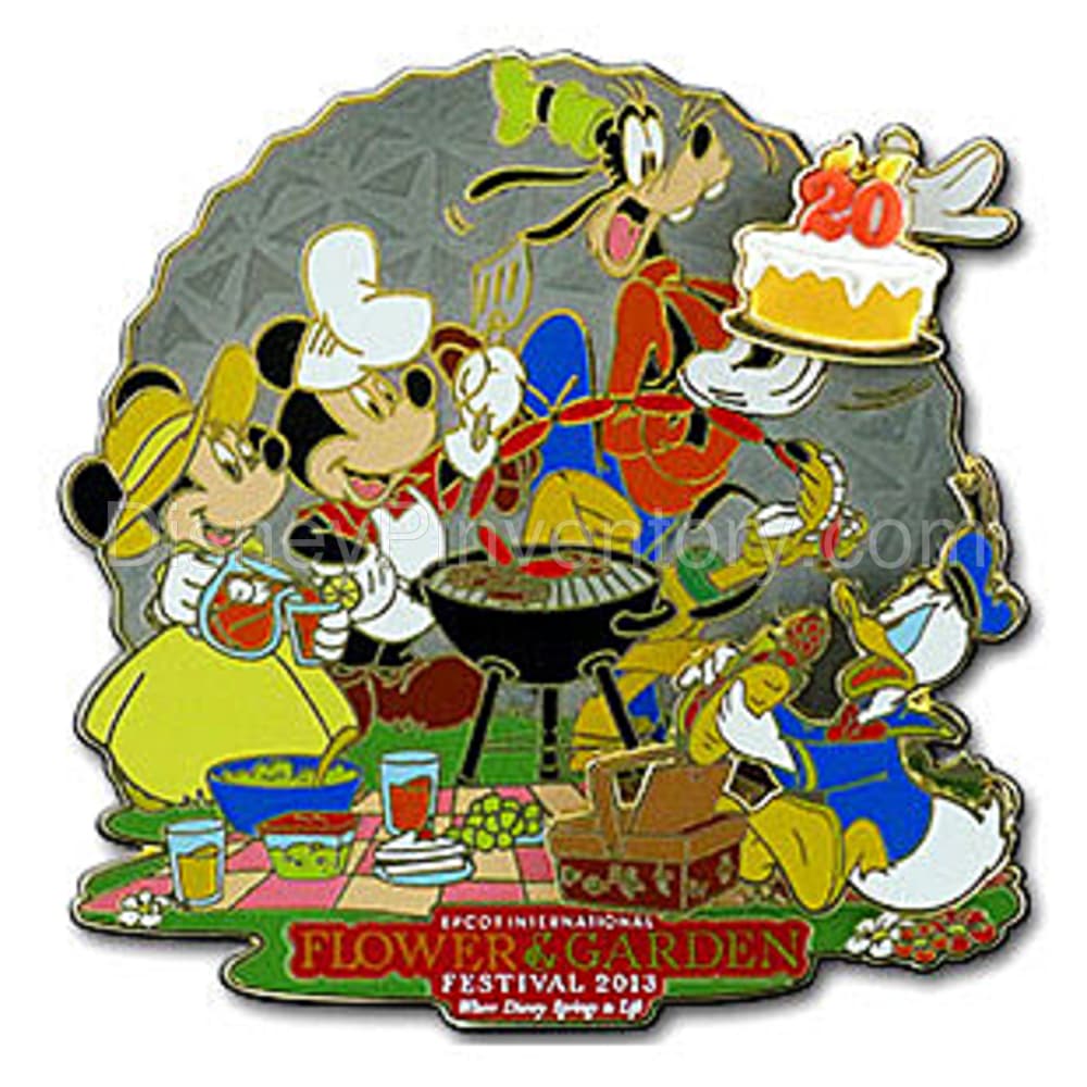 Epcot International Flower and Garden Festival 2013 - Jumbo Pin - Pin 10754