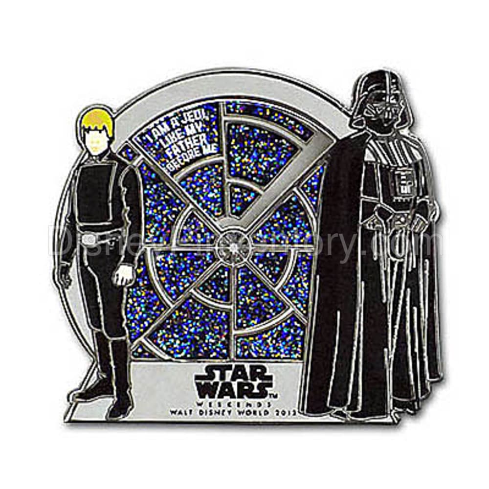 Star Wars Weekend 2013 - Luke Skywalker/Darth Vader Spinner Pin - Pin 10855