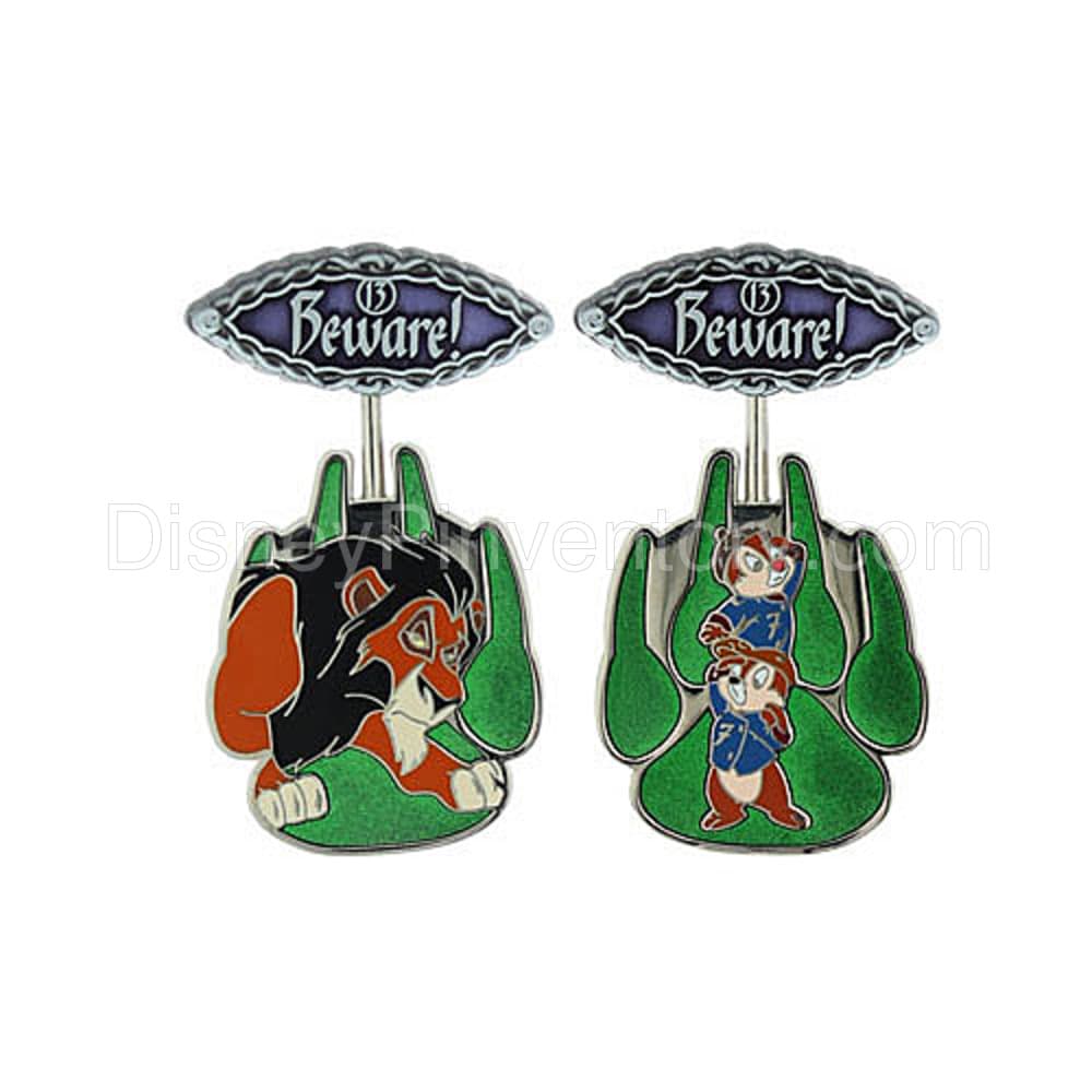 13 Reflections of Evil - Spinner Pin Scar vs. Chip n' Dale - Pin 10968