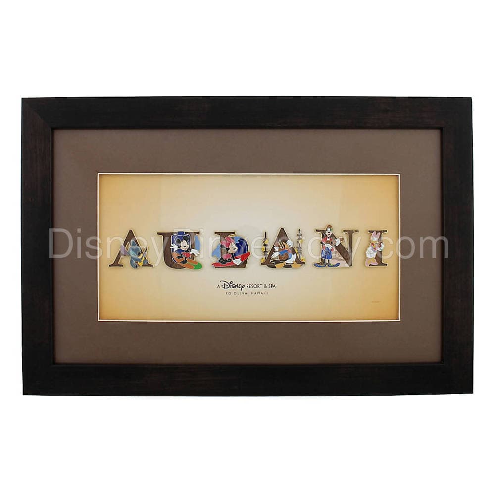 Aulani Letters Frame Set - Pin 11043