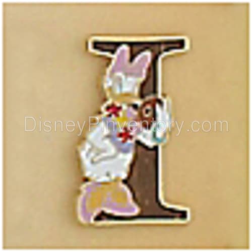 Aulani Letters Frame Set - Letter I - Daisy Duck Pin - Pin 11049