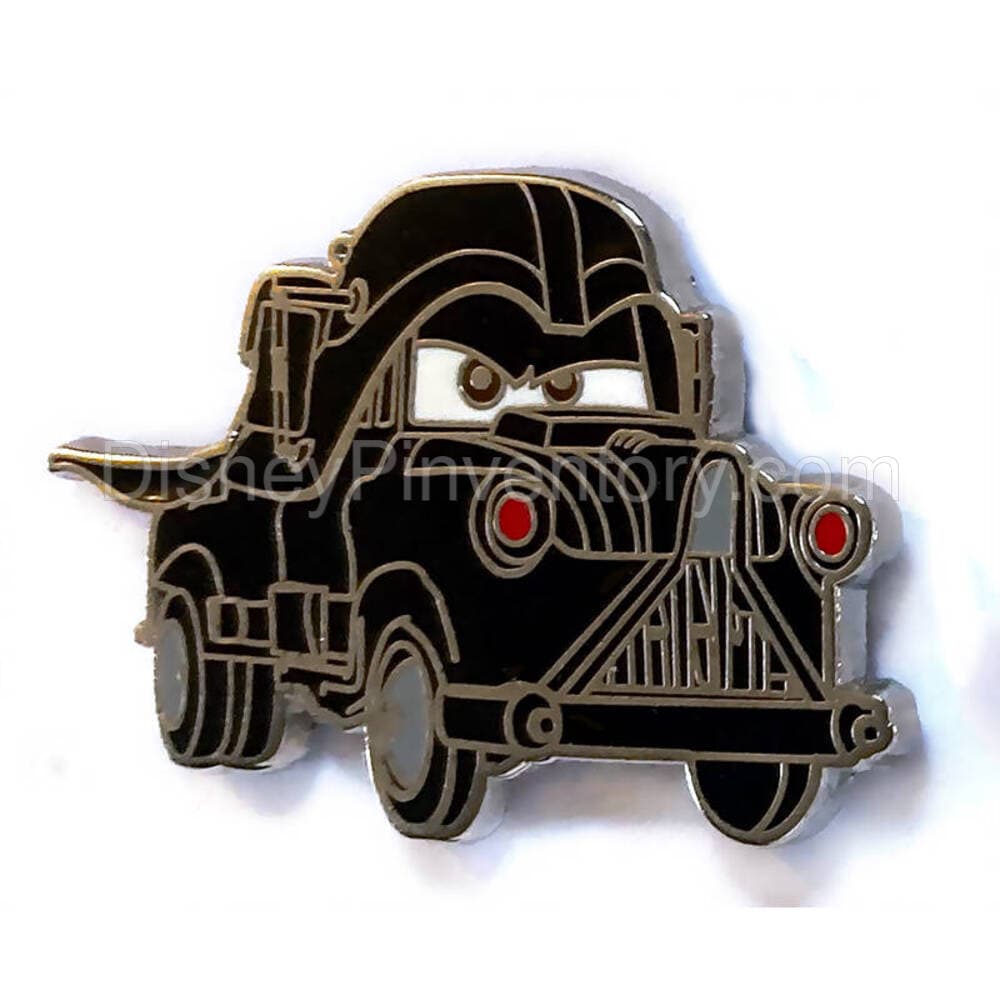 Cars as Star Wars Characters Pin Set - Mater as Darth Vader Pin - Pin 11092