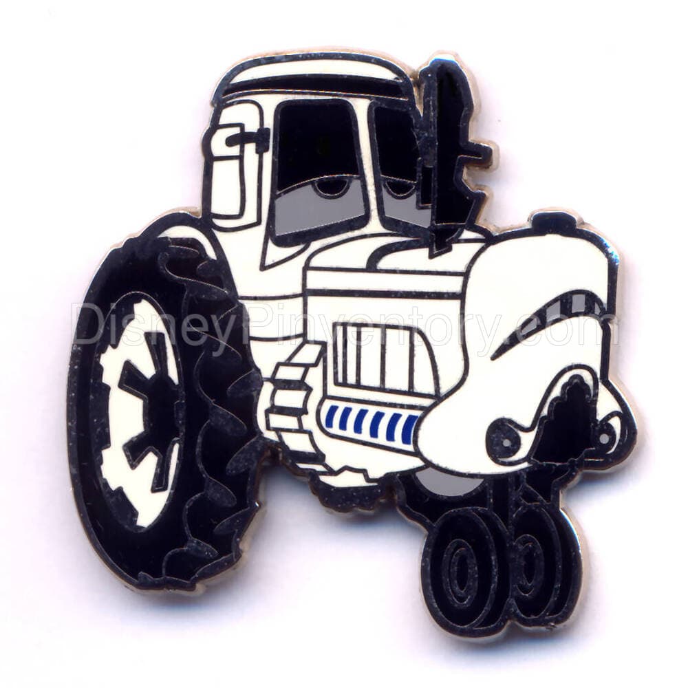 Cars as Star Wars Characters Pin Set - Tractor As Stormtrooper Pin - Pin 11096