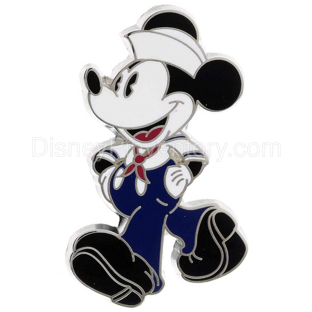 Disney Cruise Line - Sailor Mickey & Minnie Pin Set - Sailor Mickey Pin - Pin 11305