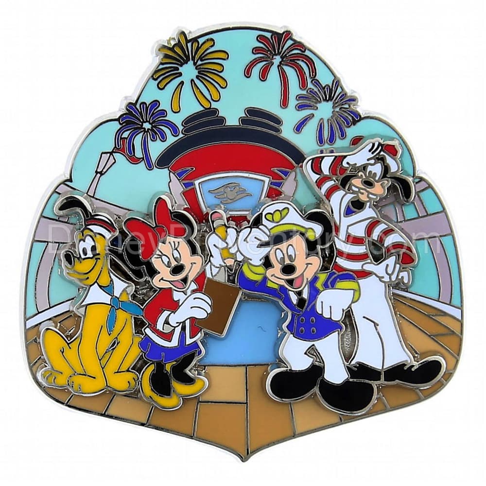 Disney Cruise Line - Cruising with the Fab 4 Gang Pin - Pin 11307