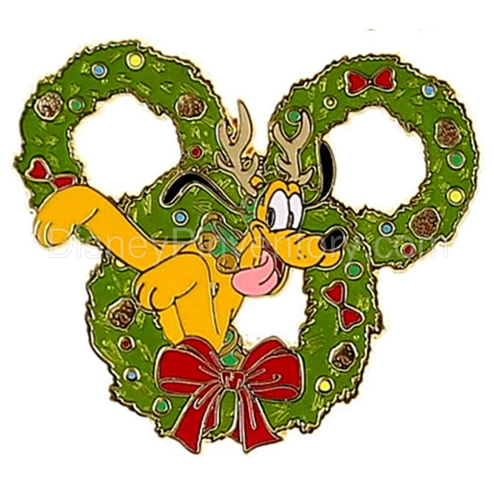 Happy Holidays 2014 Mystery Set - Pluto Wreath Pin - Pin 11507