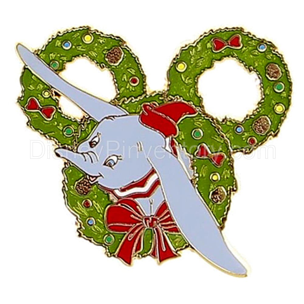 Happy Holidays 2014 Mystery Set - Dumbo Wreath Chaser Pin - Pin 11513
