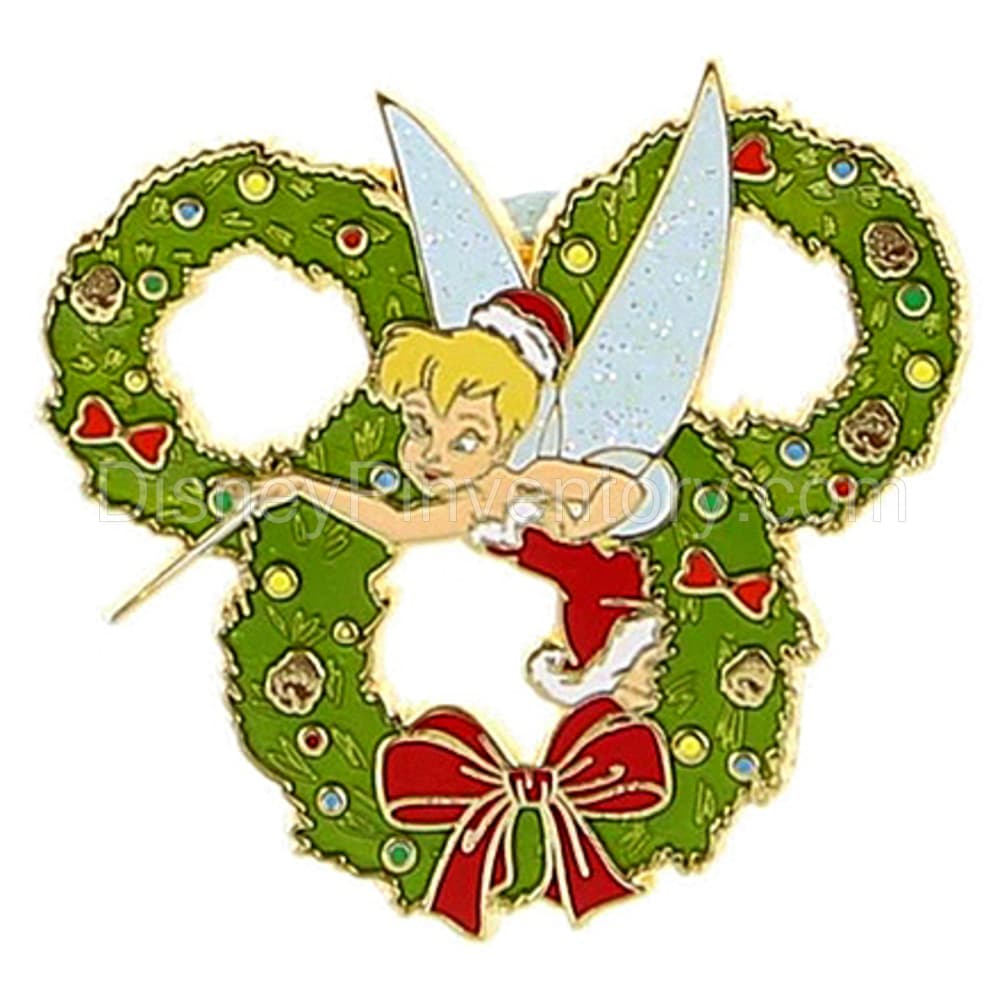 Happy Holidays 2014 Mystery Set - Tinker Bell Wreath Chaser Pin - Pin 11514
