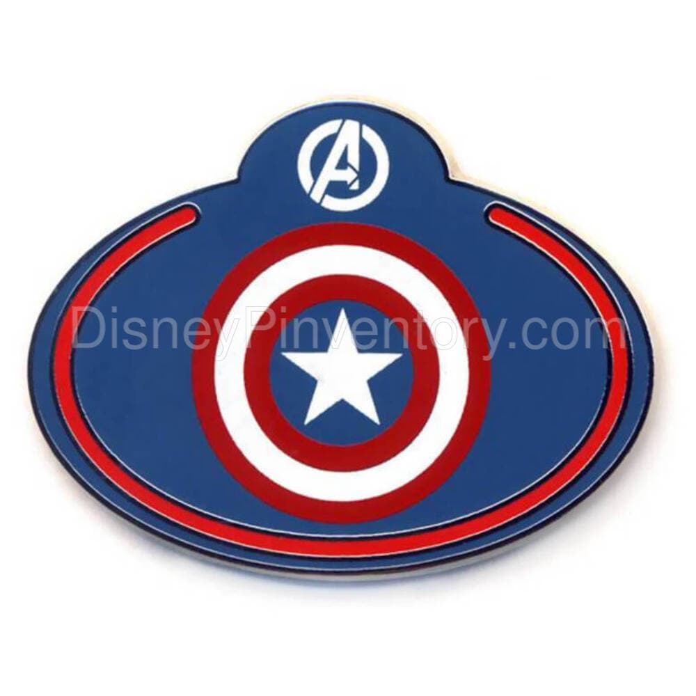 What's My Name Badge Marvel Mystery Pin Set - Captain America - Pin 11581