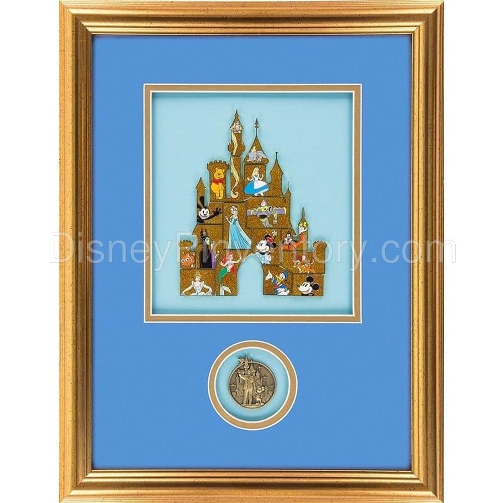 D23 Expo 2015 - Castle Mystery Set with Completer Pin Framed Set - Pin 11974