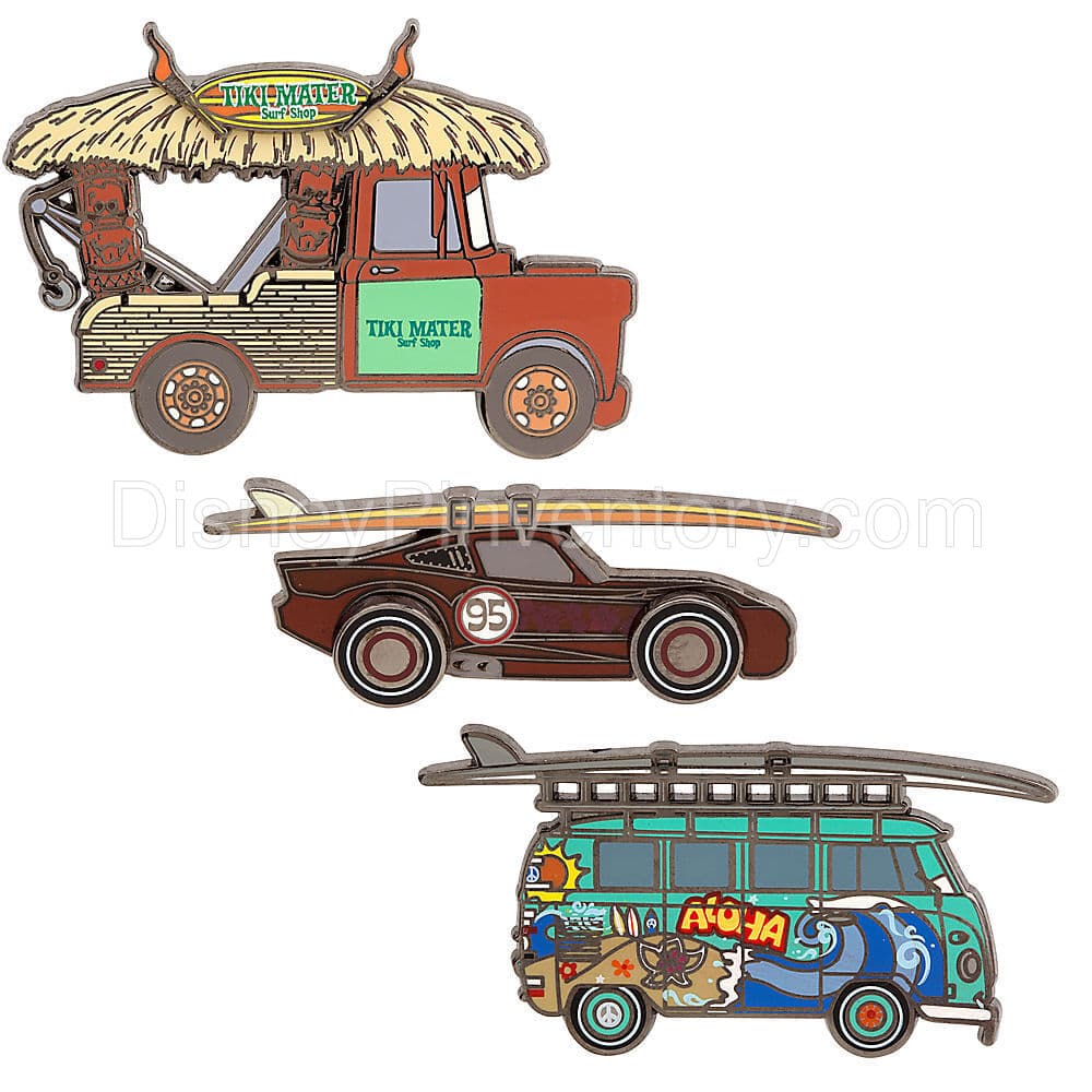 D23 Expo 2015: Disney Pixar Cars Box Pin Set - Pin 11977