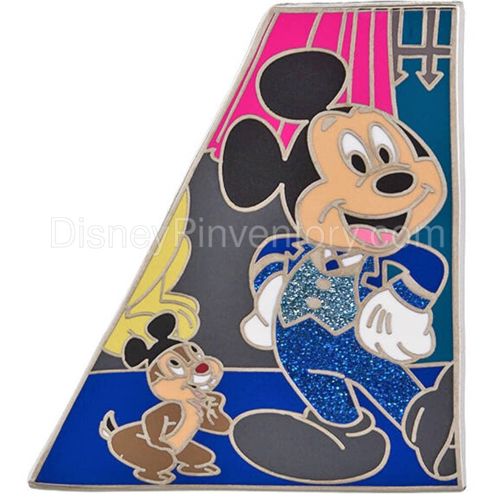 60th Diamond Celebration Mystery Puzzle Collection Series Two - Mickey & Dale Chaser - Pin 12068