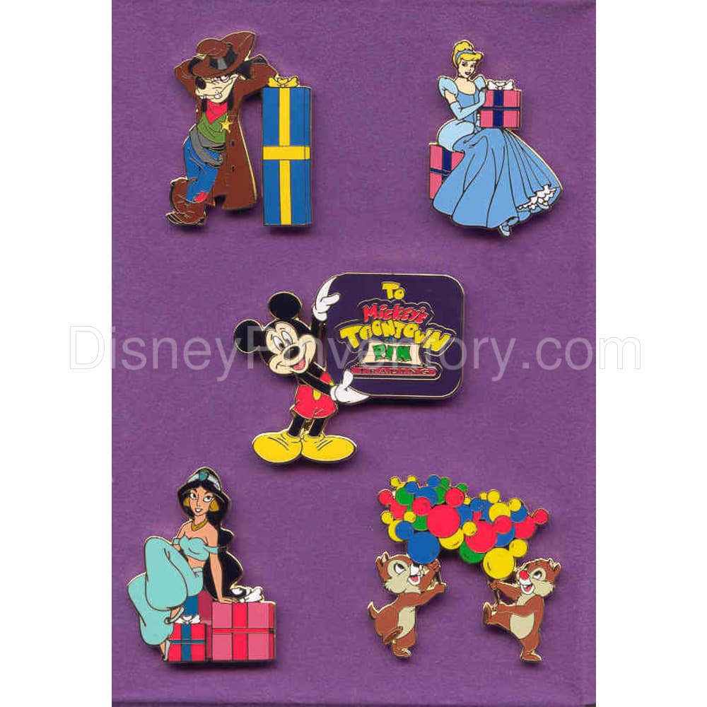 Mickey's Toontown of Pin Trading Event - Big Party Boxed Set - Gift - Pin 12271
