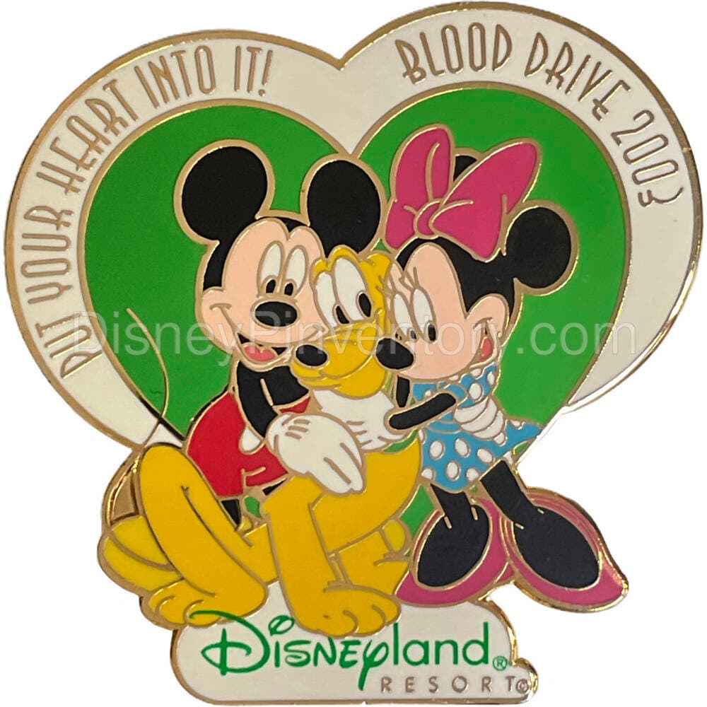 Disneyland Resort Fall 2003 Cast Member Blood Drive - Pin 1237