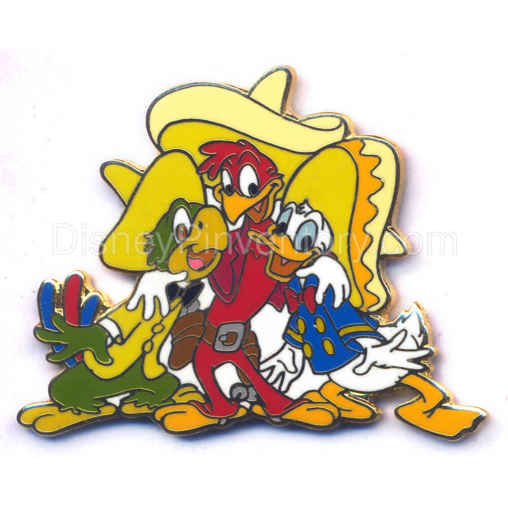Three Caballeros - Disneyland Cast Member Exclusive - Pin 1241