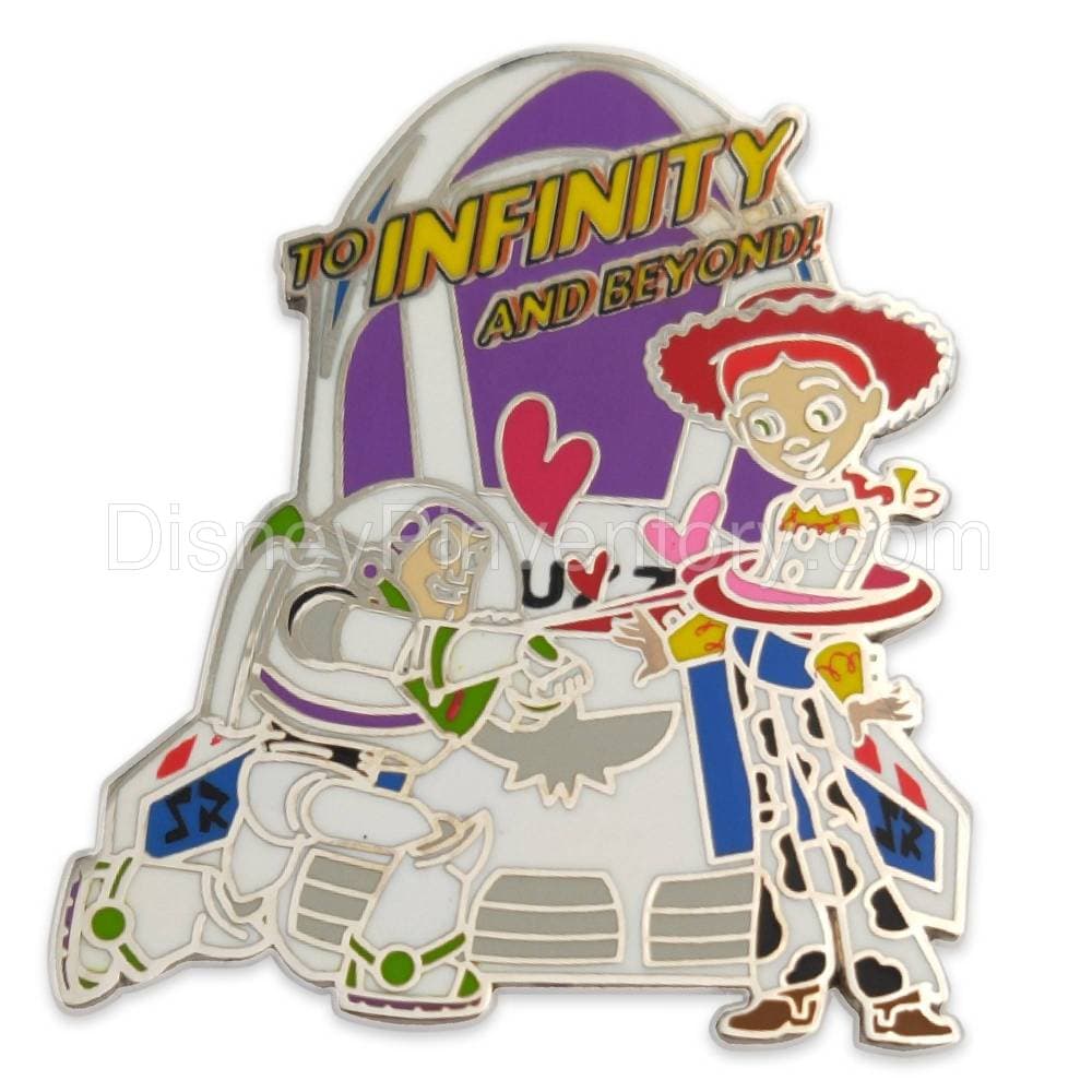 Pixar Pals Valentine's Day Mystery Pin Collection - Buzz Lightyear & Jessie Pin - Pin 12583