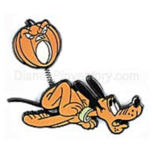 Trick or Treat Pin Set #4 - Pluto & Jack-O-Lantern - Pin 1290