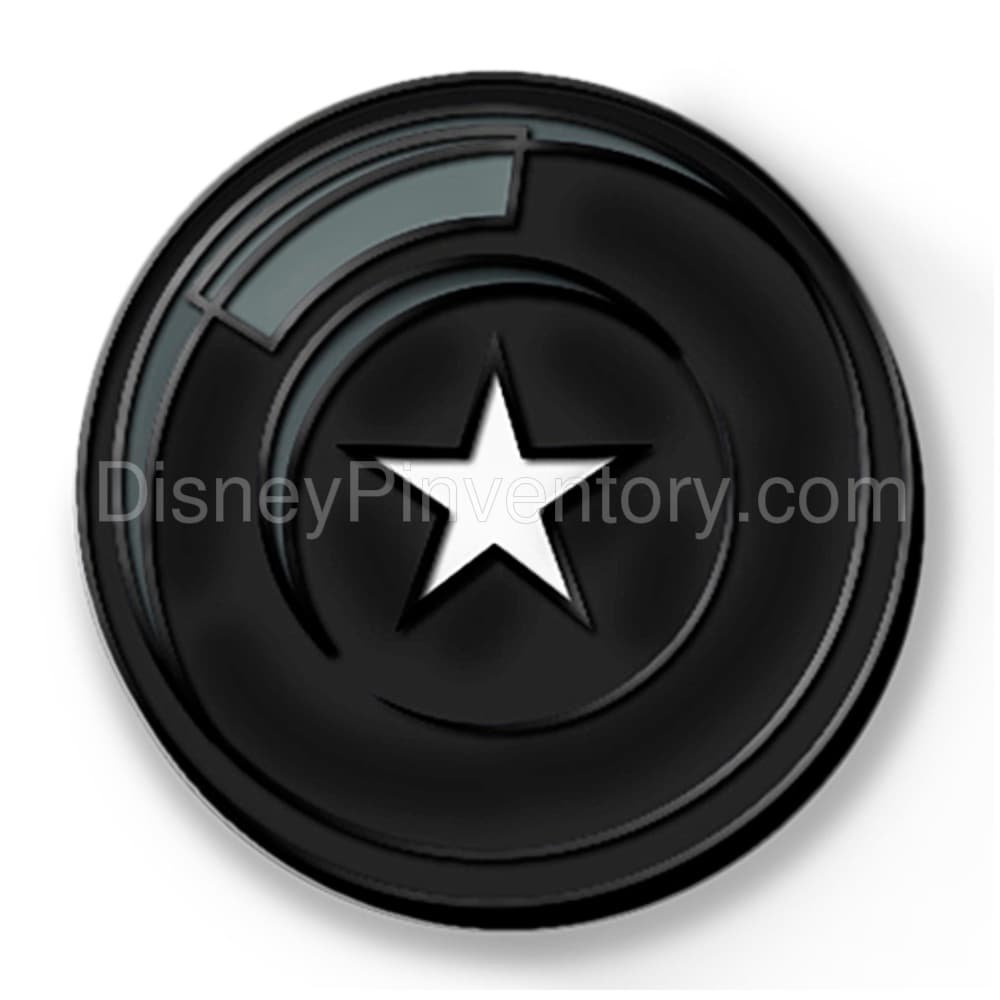 D23-Exclusive Marvel's Captain America Pin Set - Secret Wars: Civil War Shield Pin - Pin 12924
