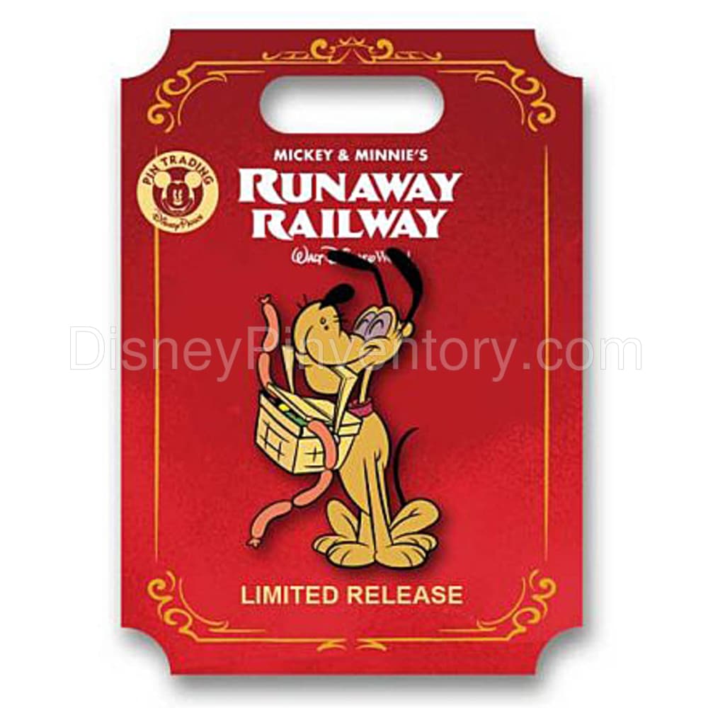 Disney Mickey & Minnie's Runaway Railway Pluto with Picnic Basket Pin - Pin 12953