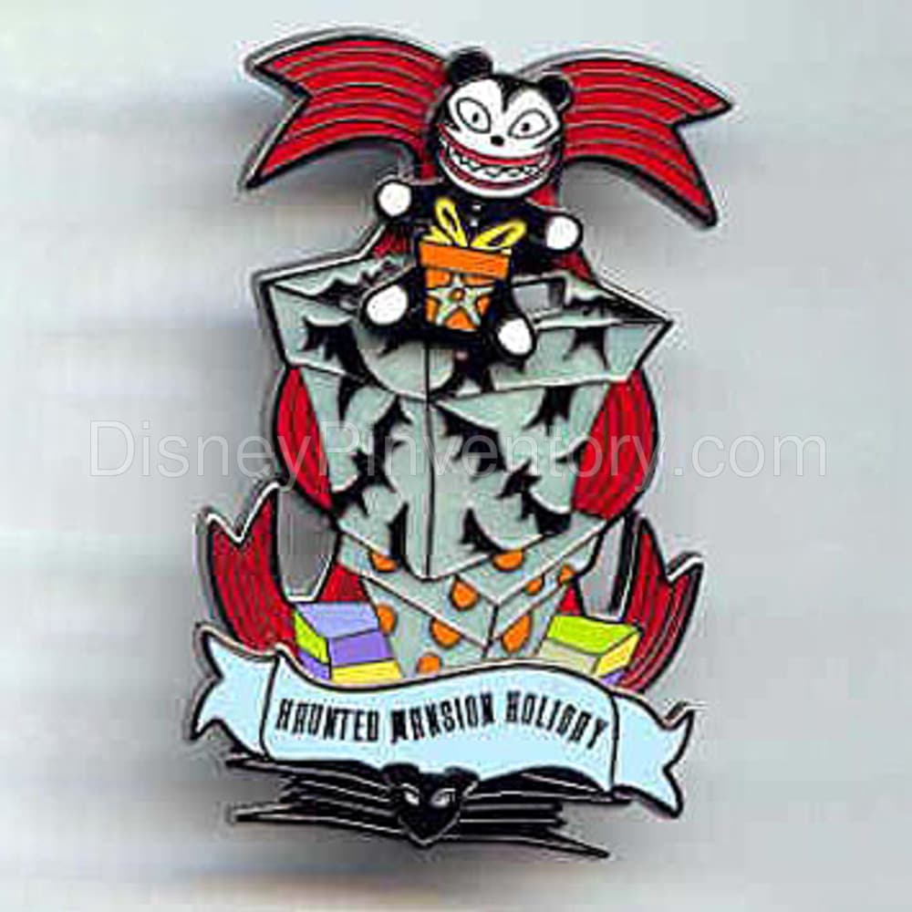 Haunted Mansion Holiday - 13 Treats in 5 Frightful Weeks  - Teddy on Box - Pin 1299