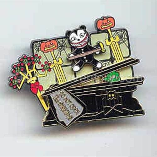 Haunted Mansion Holiday - 13 Treats in 5 Frightful Weeks - Coffin - Scary Teddy - Pin 1300