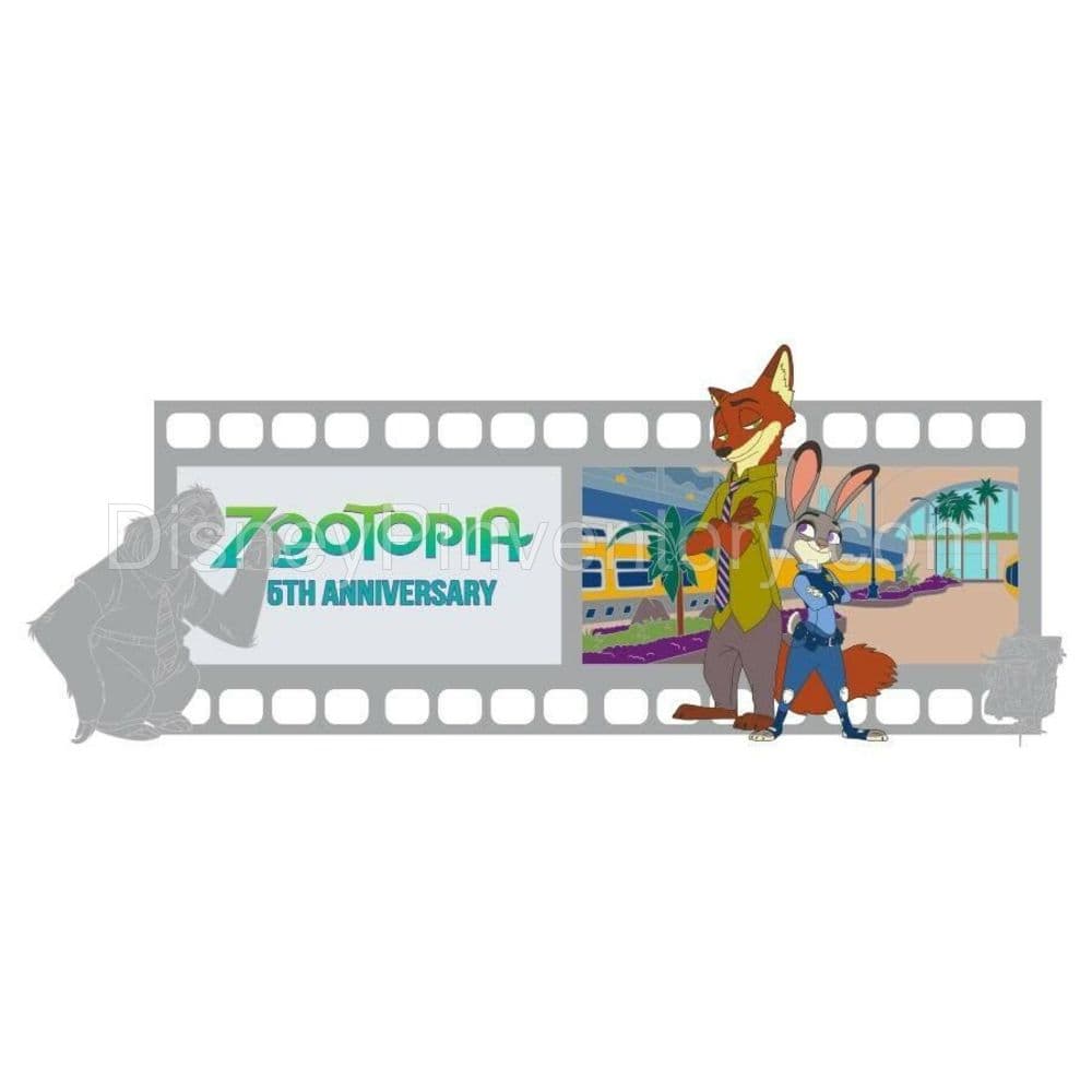 Zootopia 5th Anniversary Film Strip - Pin 13038