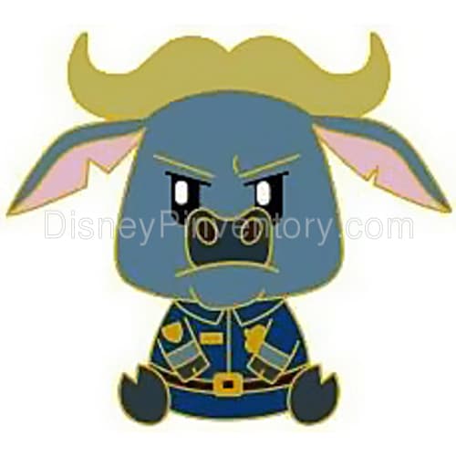 Zootopia Adorbs! Mystery Pin Collection - Chief Bogo Pin - Pin 13047