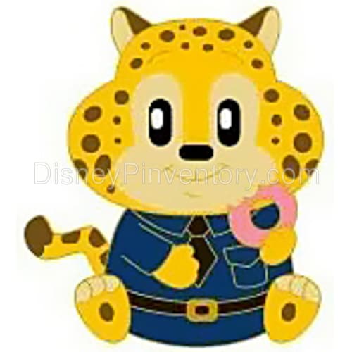 Zootopia Adorbs! Mystery Pin Collection - Officer Clawhauser Pin - Pin 13049