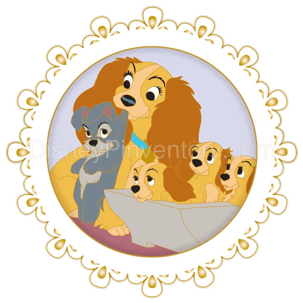 DEC Mother's Day - Lady & Pups - Pin 13260