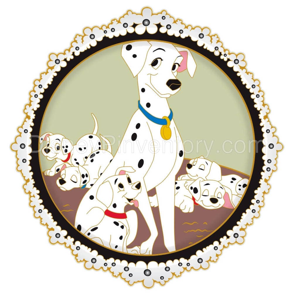 DEC Mother's Day - Perdita & Pups - Pin 13261