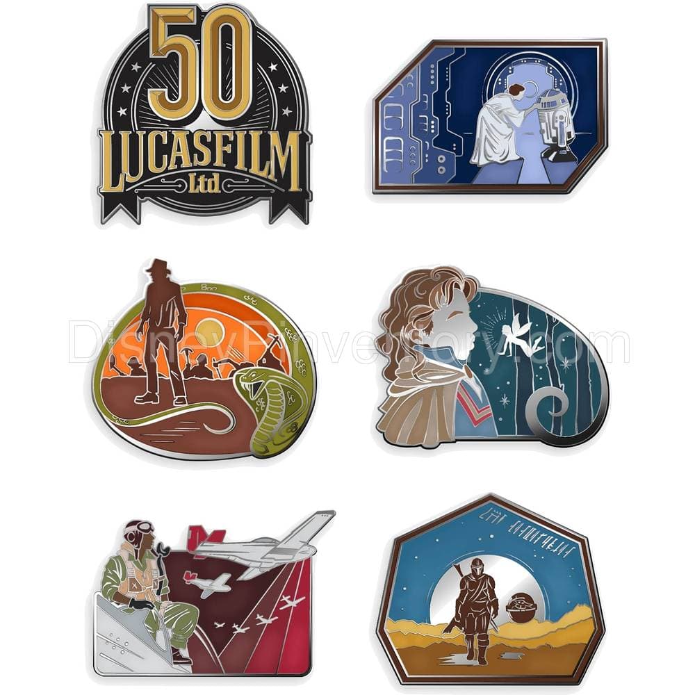 D23 Lucasfilm 50th Anniversary Pin Set - Pin 13286