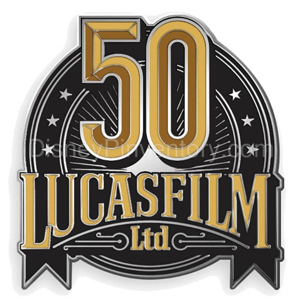 D23 Lucasfilm 50th Anniversary Pin Set - Logo Pin - Pin 13287