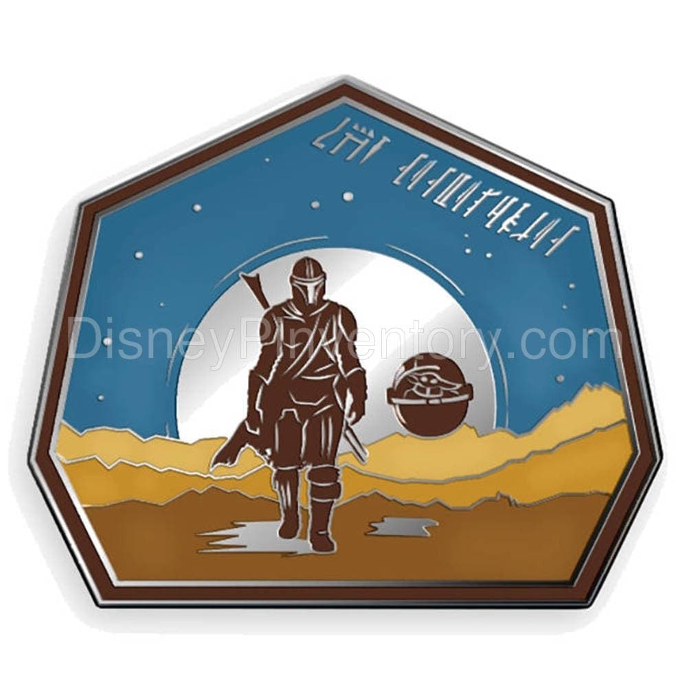 D23 Lucasfilm 50th Anniversary Pin Set - Star Wars: The Mandalorian Pin - Pin 13292