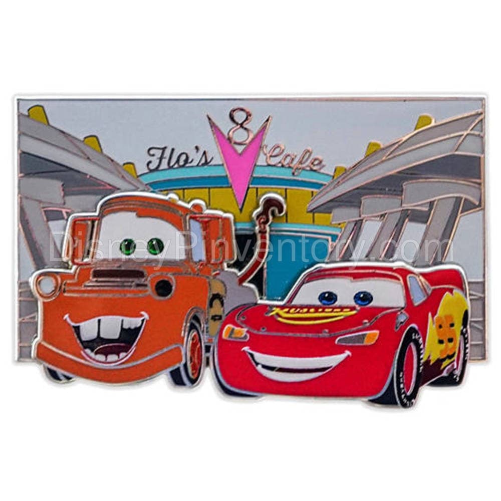 Flo's V8 Cafe Cars 15th Anniversary Pin - Pin 13434
