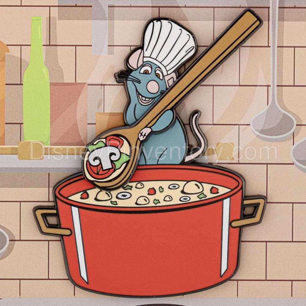 Pixar Ratatouille Collector Box Moving Enamel Pin - Pin 13452
