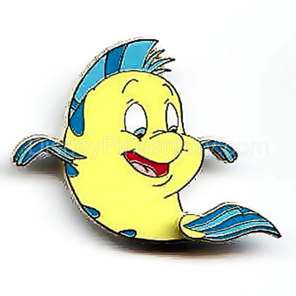 Pin Trading Under The Sea - Pursuit Pin #1 Flounder - Pin 1349